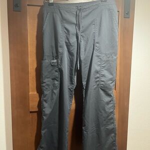 Women’s Gray Scrub Cargo Pants